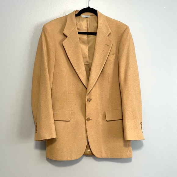 Jacobson’s Other - Jacobsons Vintage Tan 100% Camel Hair Blazer Suit Sports Coat